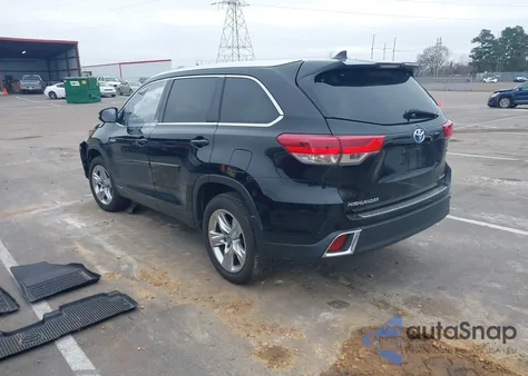 2019 Toyota Highlander Hybrid Limited z USA, uszkodzony, nr VIN 5TDDGRFH9KS071907